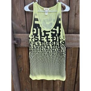 Vintage Y2K Diesel Spellout Tank Size L Womens Sleeveless